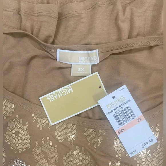 NWT Michael Kors plus shirt - Picture 2 of 9